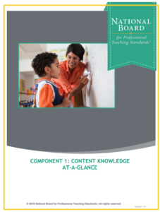 NBCT Component 1 Overview
